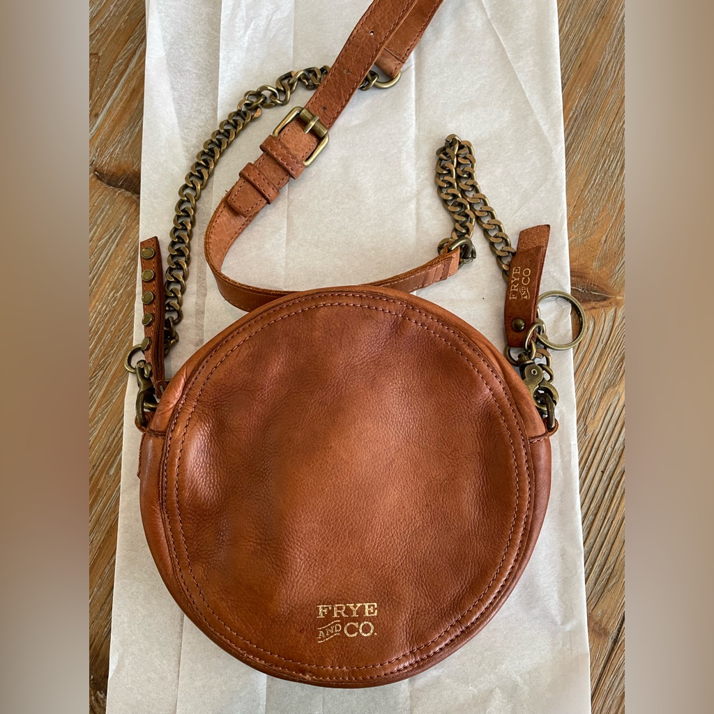 Frye And Co. Brown Leather Crossbody Bag